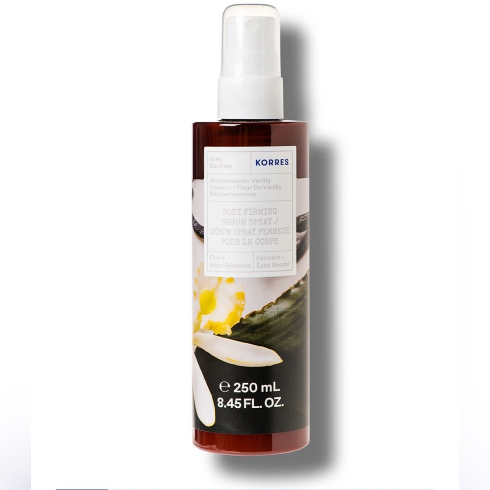 NEW Korres Body Serum Body Firming Serum Spray Mediterranean Vanilla Blossom